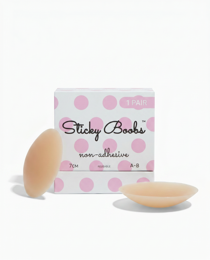 Sticky Boobs Non-Adhesive Silicone Nipple Covers – Reusable, No Glue