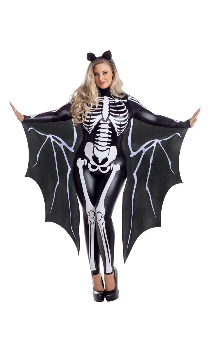 Plus Size Battie Skeleton Costume