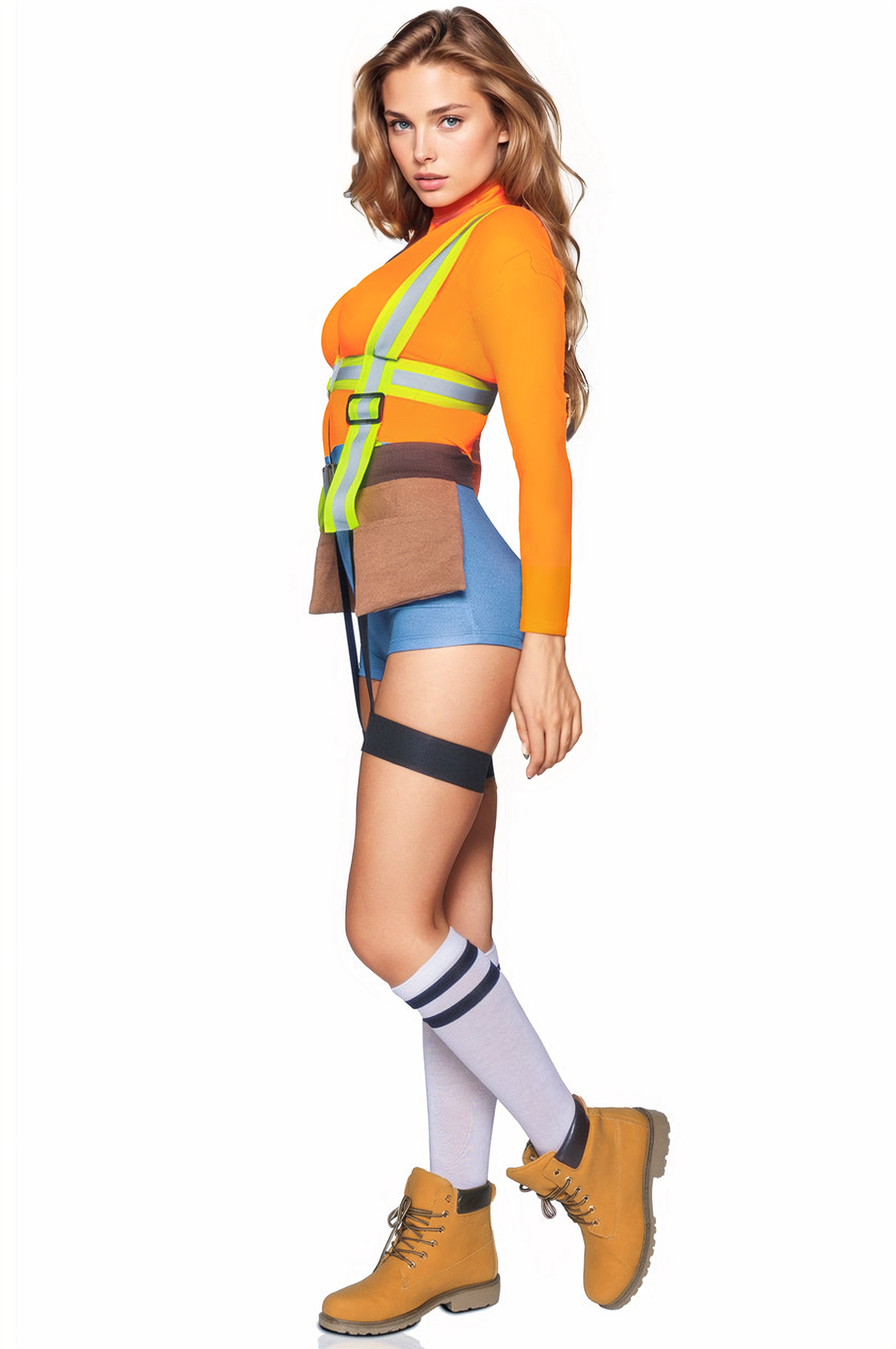 Plus Size Nailed It Construction Worker Costume