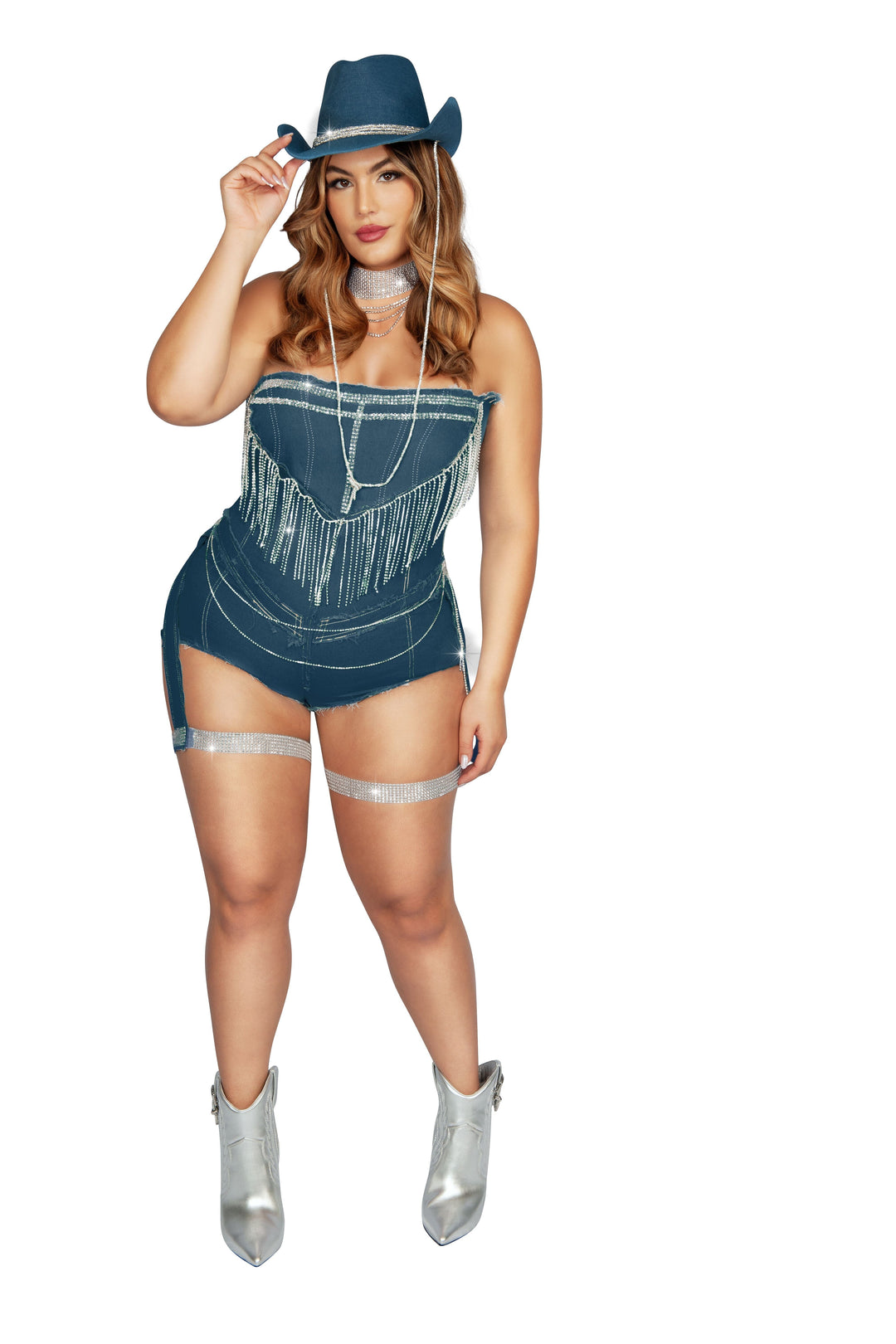 Starline Plus Denim &amp; Diamonds Cowgirl