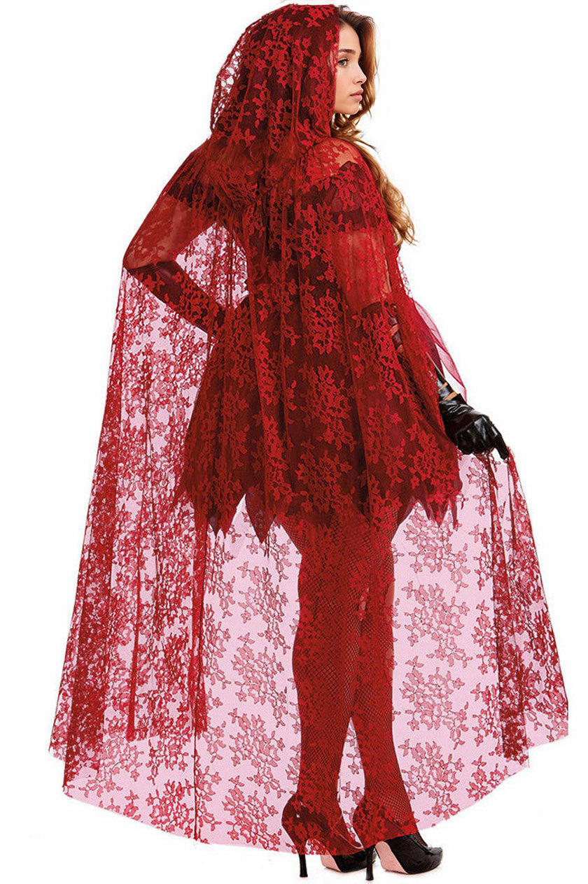 Naughty Red Riding Hood Costume - Red / Medium Naughty Red Riding Hood Costume - Red / Medium