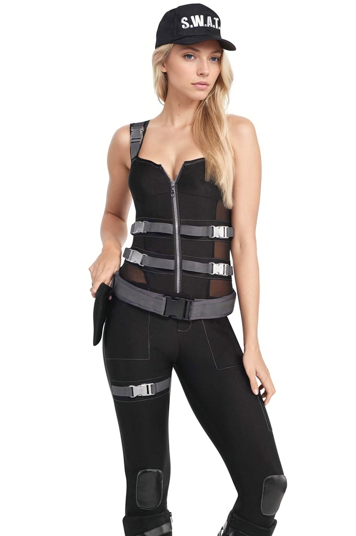 sexy SWAT costume, SWAT jumpsuit
