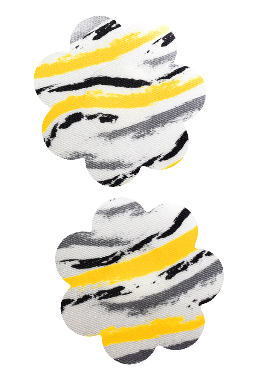 Black/Gold Feathered Mask