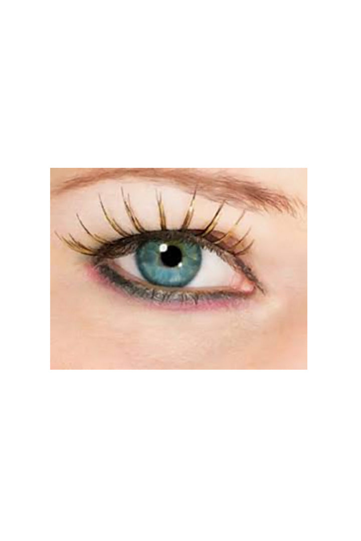 gold and black eyelashes, fake gold eyelashes