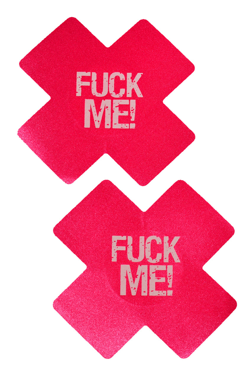 Hot Pink fuck me nipple pasties