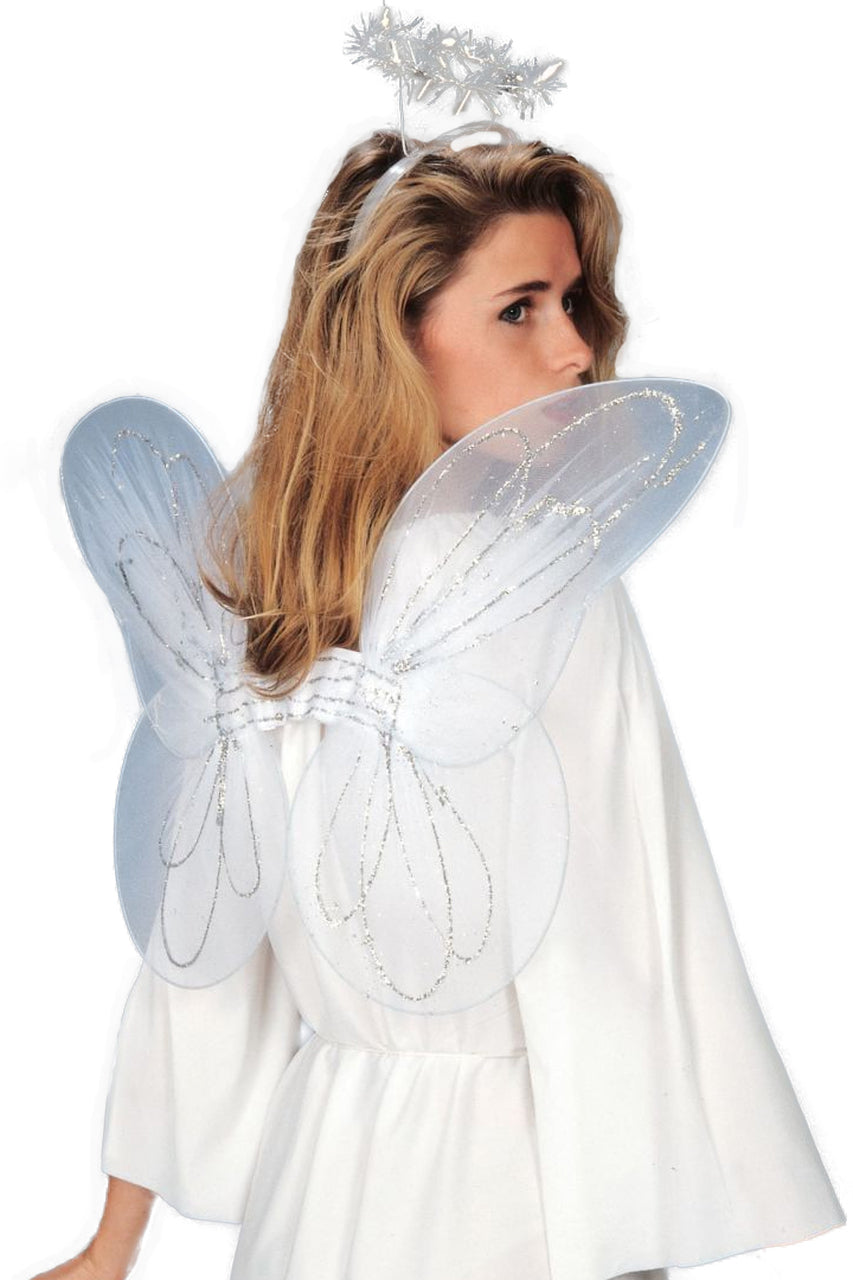 White angel accessory kit, white angel costume accessory kit