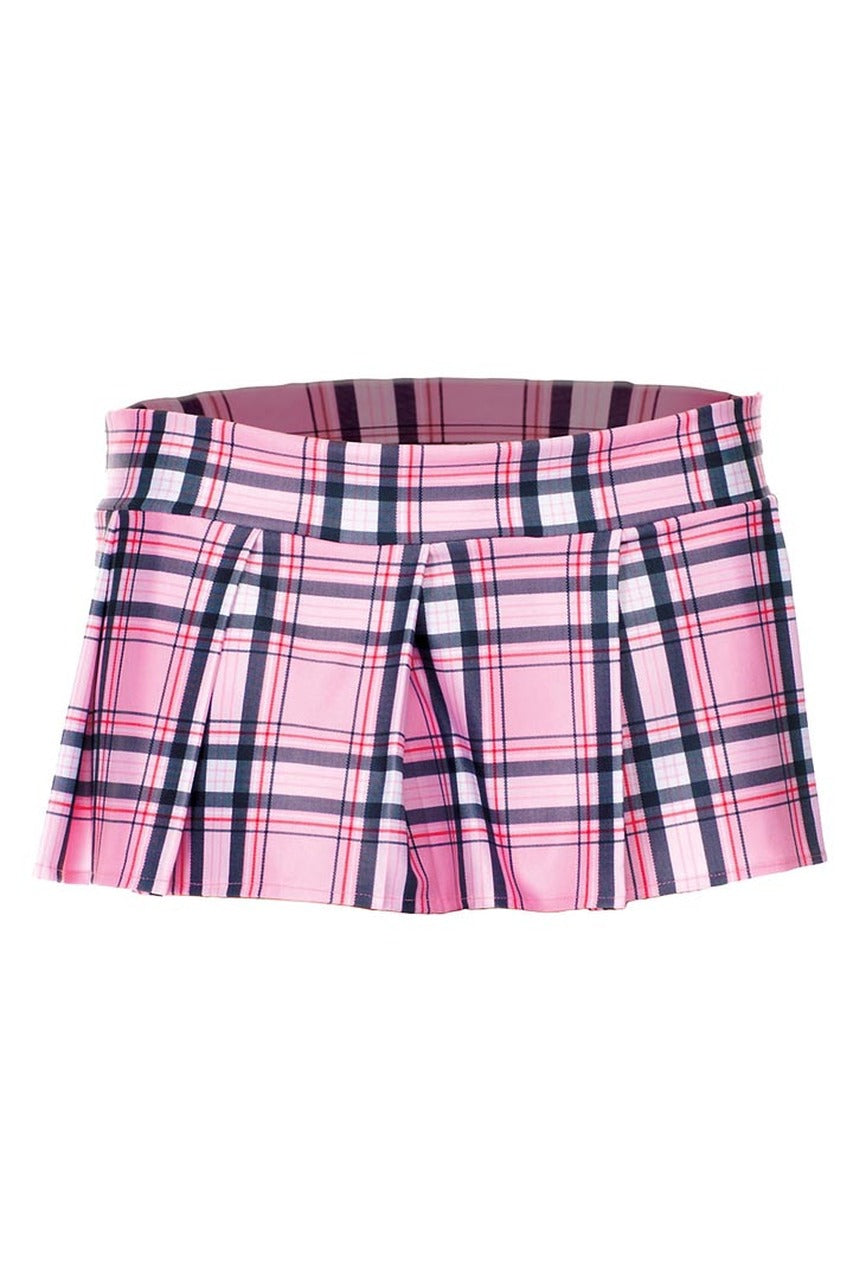 Pink Plaid Sexy School girl Skirt | Free Shipping Over $39 | Julbie ...