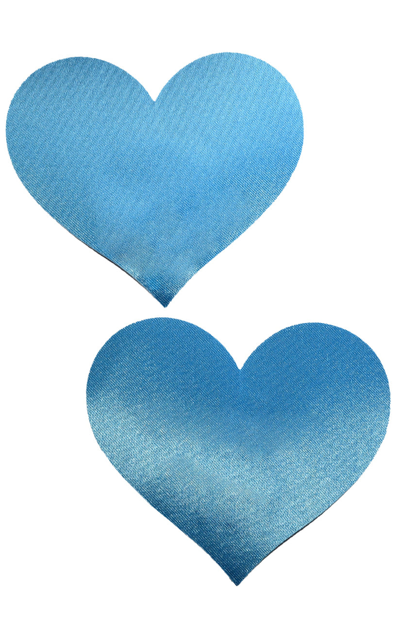 Baby Blue Heart Nipple pasties