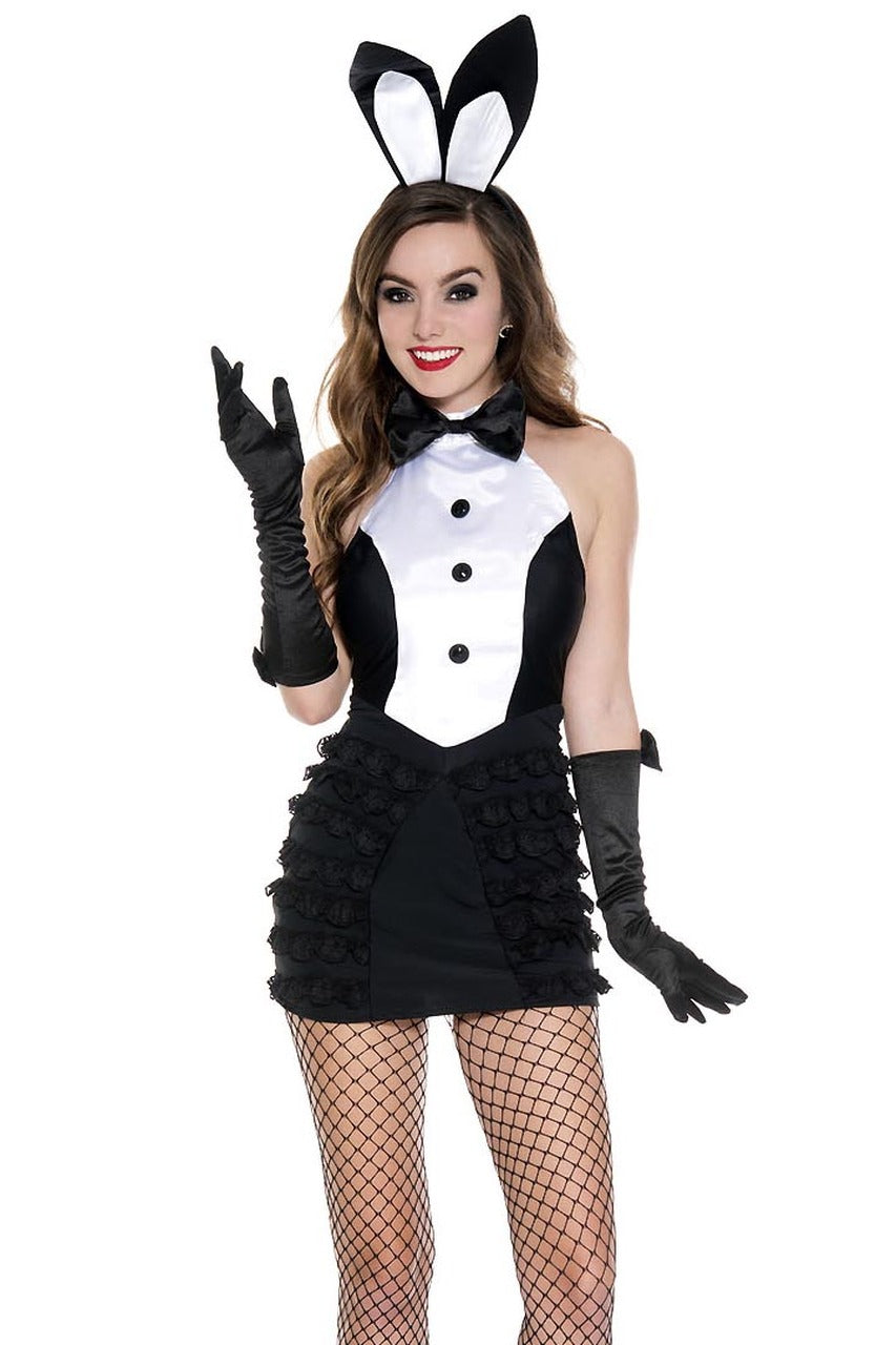 Shop this women's tuxedo bunny costume featuring a sexy bunny costume