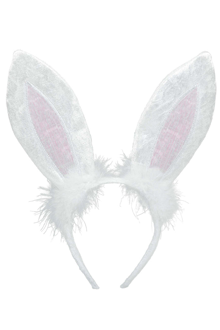 white velvet bunny ears, easter bunny headband