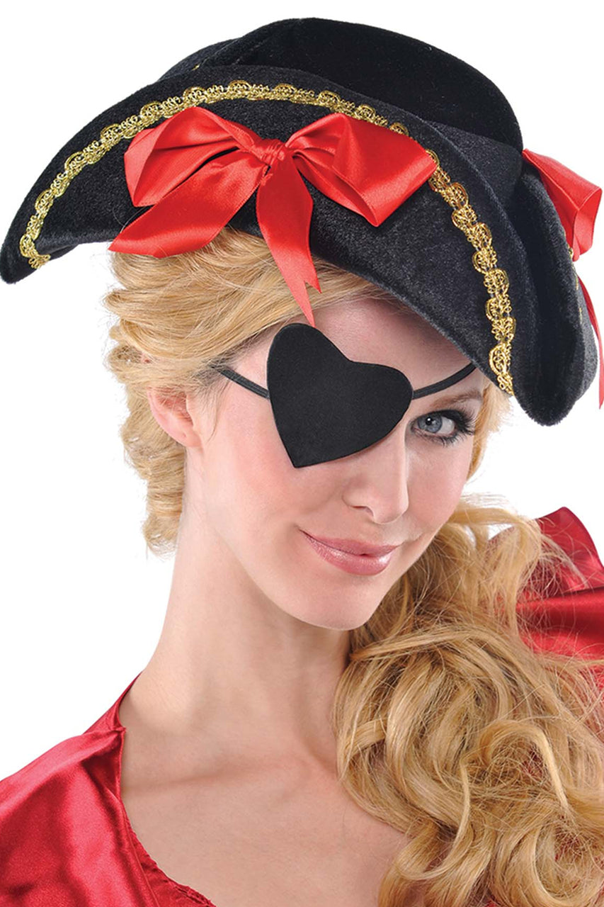 women's pirate eye patch costume accessory