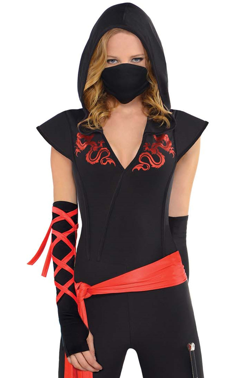 women's black ninja catsuit