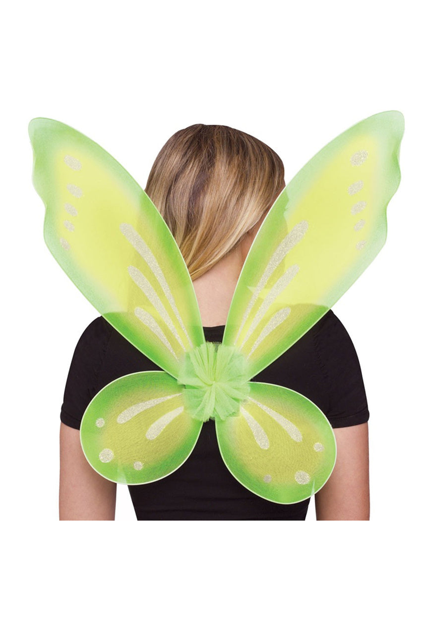 Green fairy wings, women's DIY fairy costume