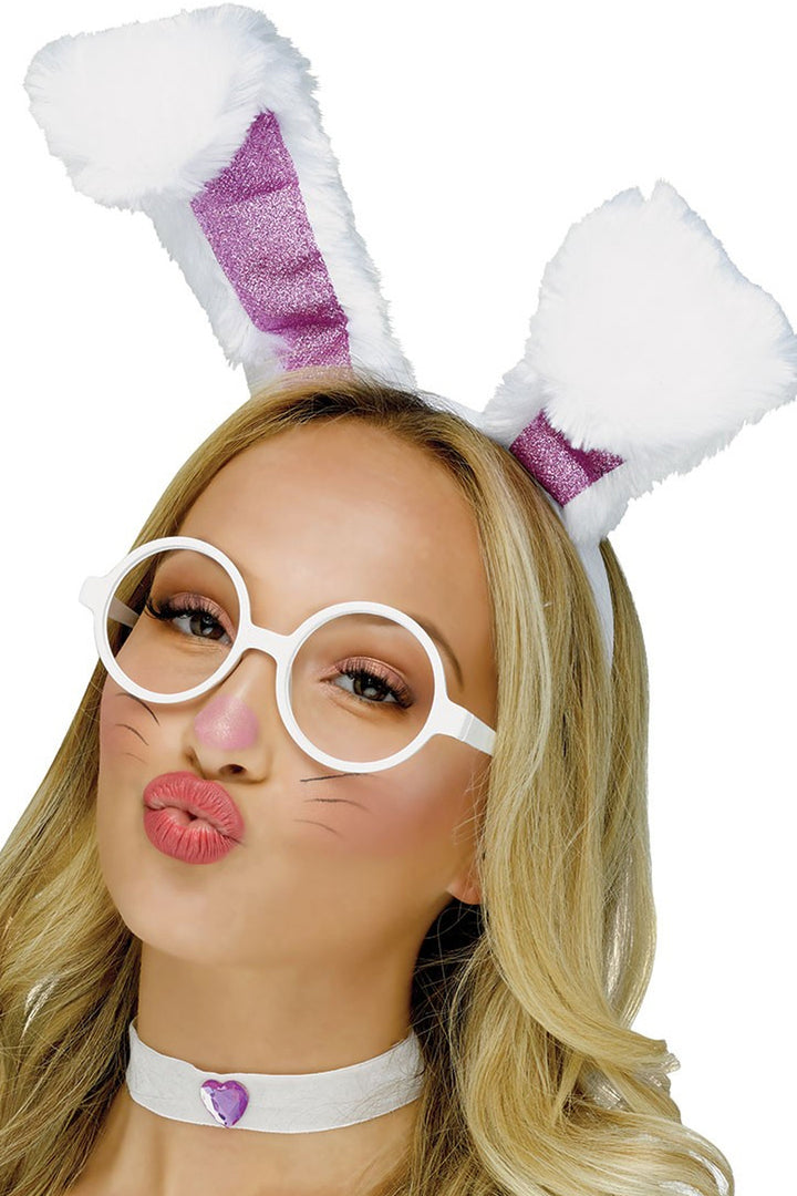 Julbie White Bunny Selfie Filter Costume Accessory | Free Shipping Over $39 ...
