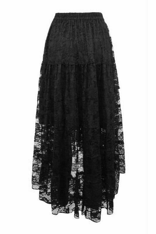 Black Lace Skirt - Daisy Corsets