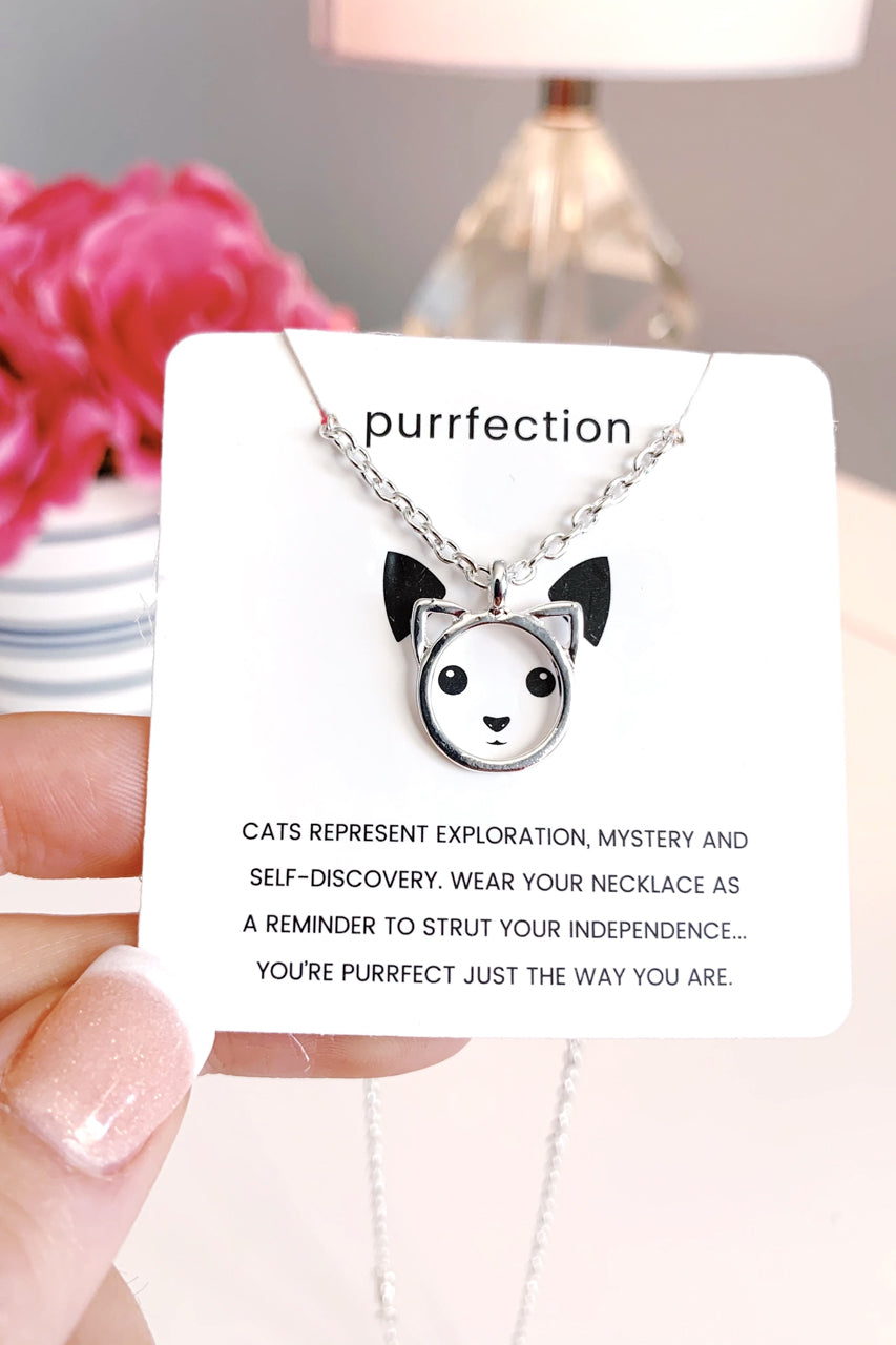 Purrrrrfection Kitten Necklace