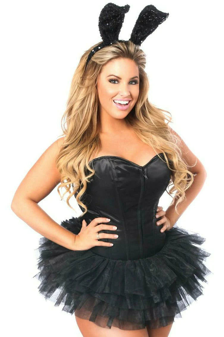 Flirty Dark Angel Corset Costume
