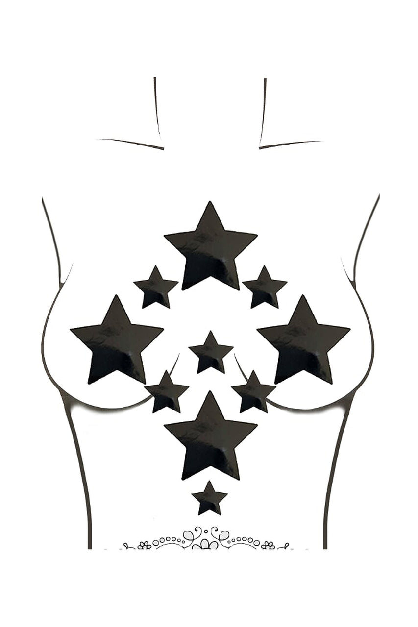 Vinyl body stickers, dominatrix body stickers, Stars body stickers