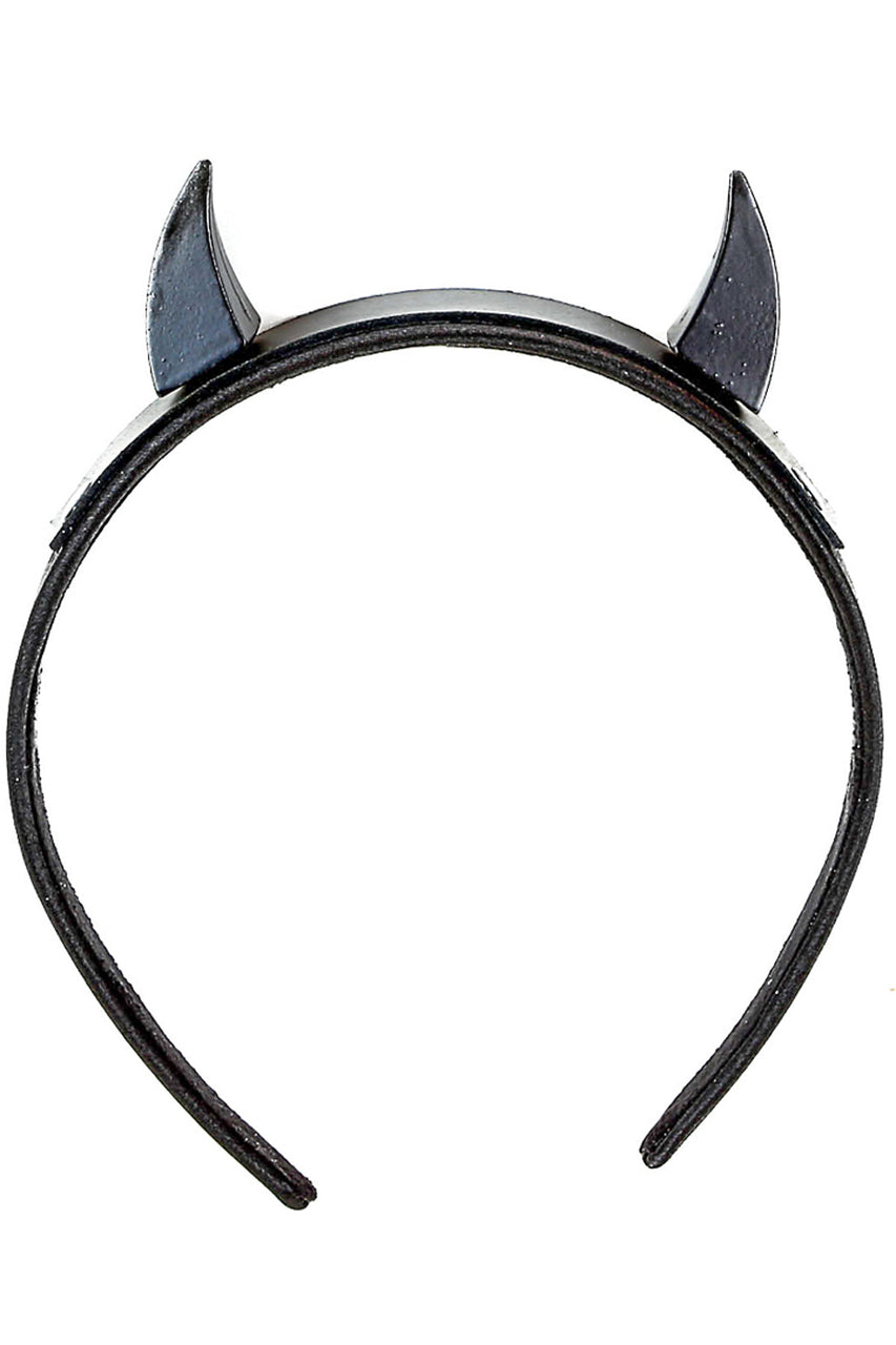 Shop these metal devil headband featuring a fetish devil headband with leather