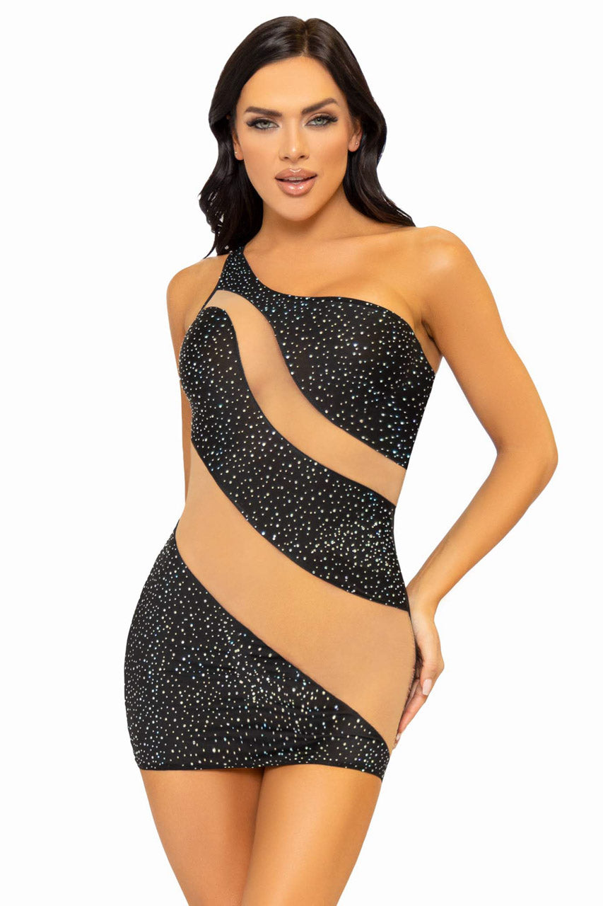 Glam Vibe Rhinestone Chemise