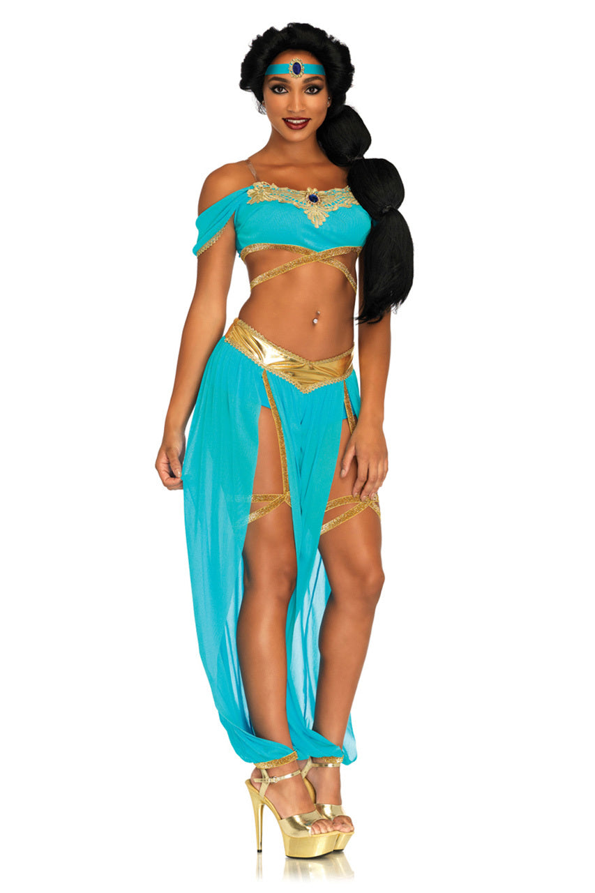 Sexy Men Halloween Arabian Princess Cosplay Costume Party Festival Clubwear