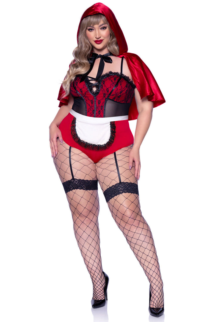 Plus Size Naughty Miss Red Costume