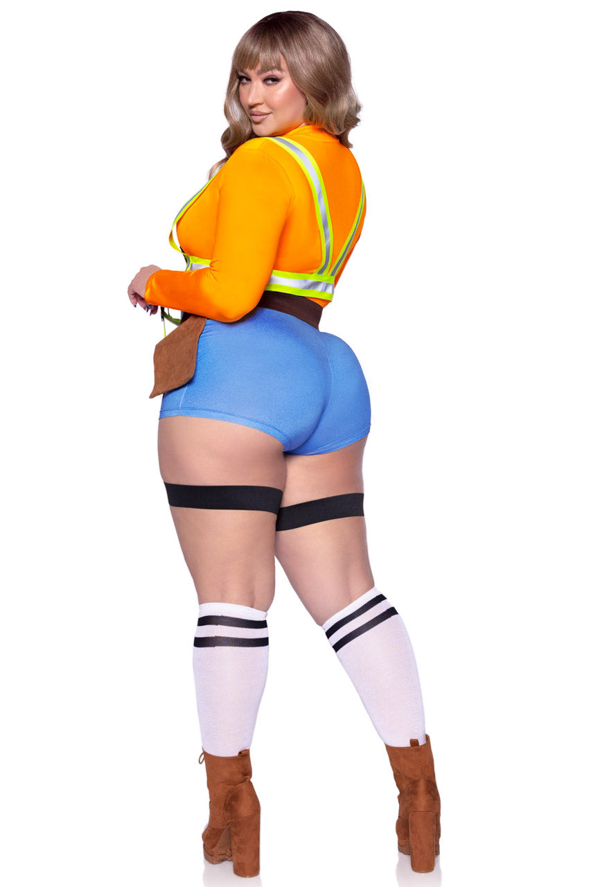 Plus Size Nailed It Construction Worker Costume