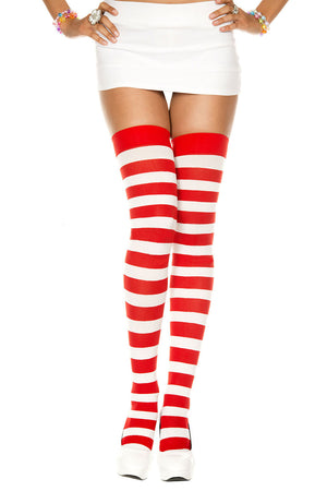 Wide Striped Stockings