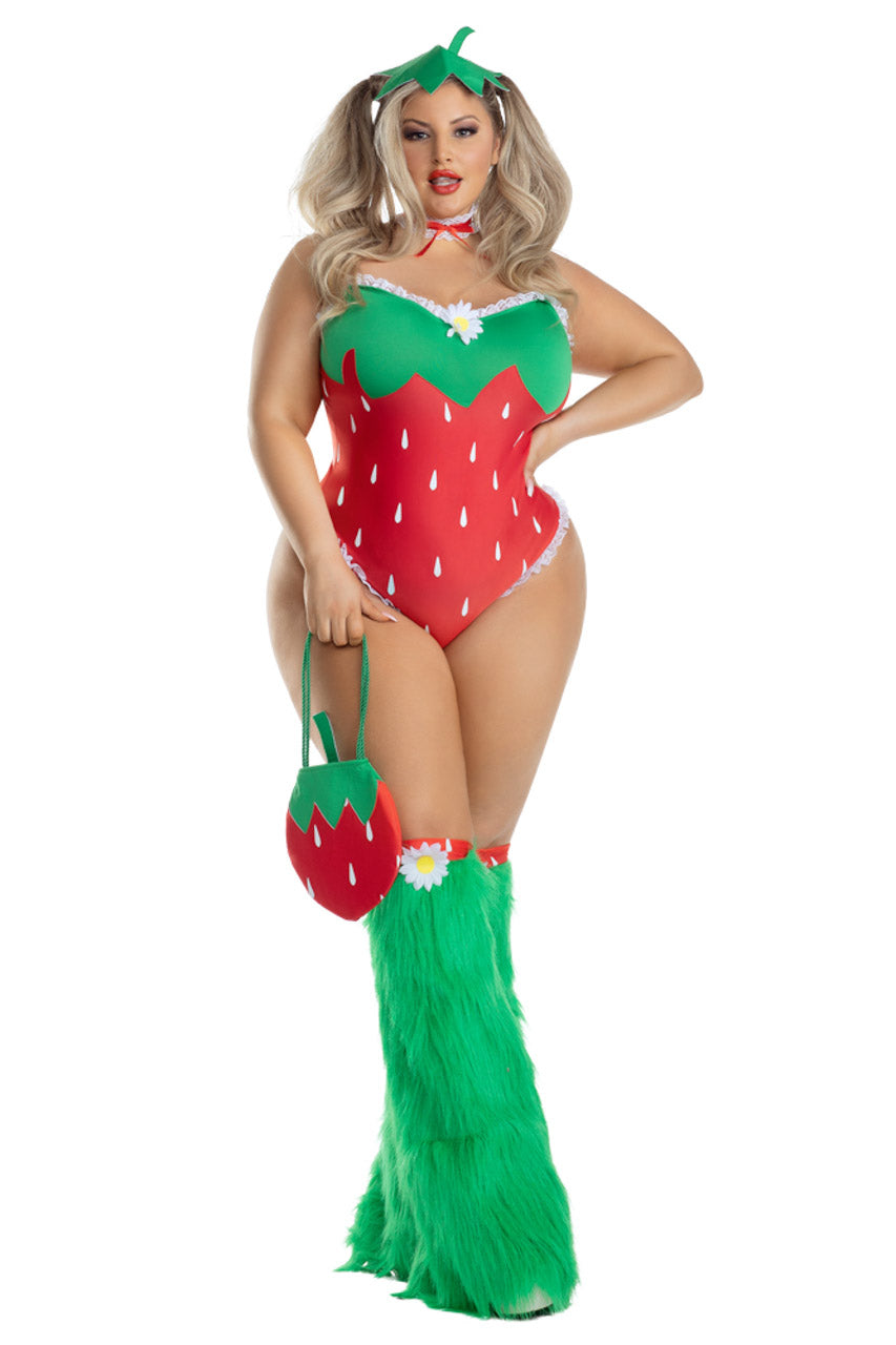 Plus Size Sassy Strawberry Costume