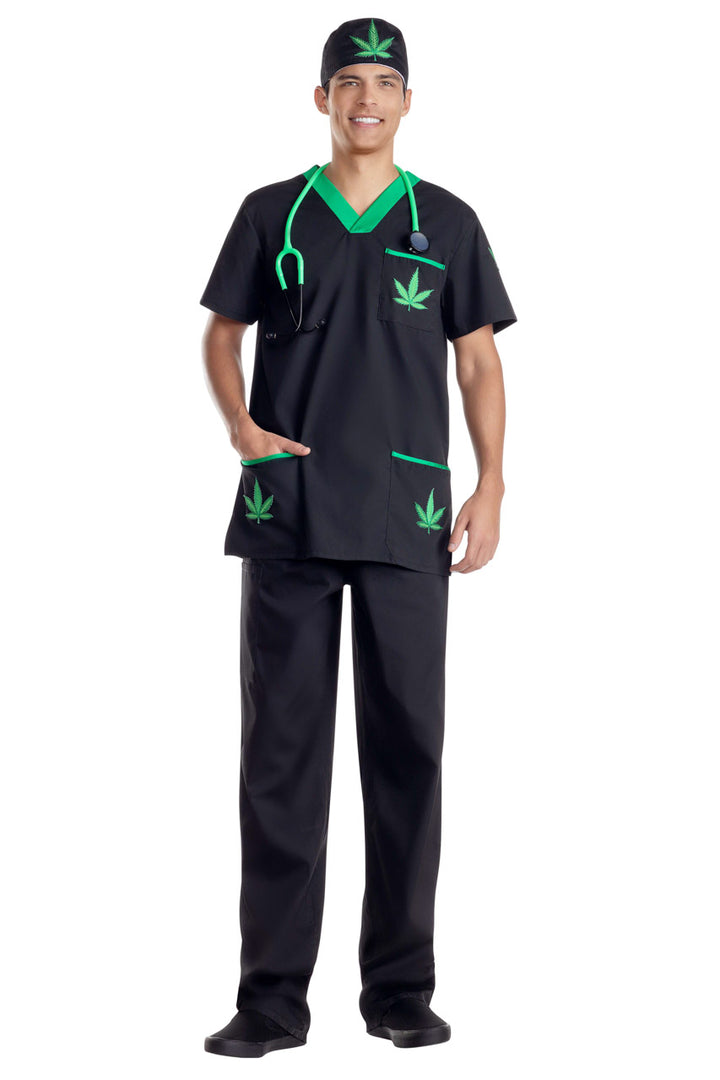 Men's Green Nurse Costume
