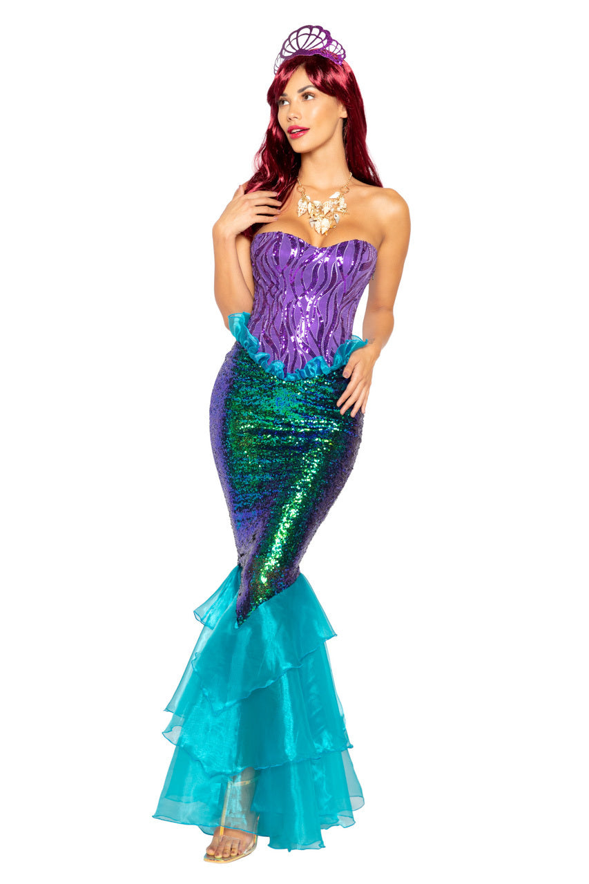Sexy Mermaid Costumes Womens Adult Mermaid Halloween Outfits