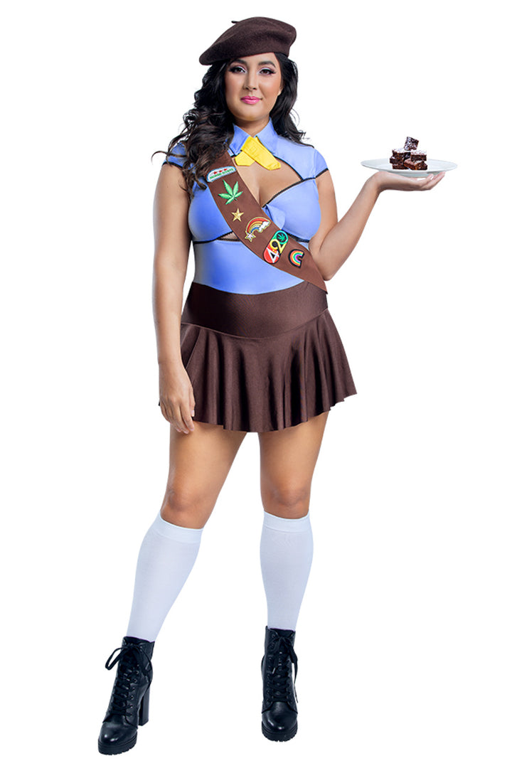 Plus Size Brownie Scout Costume