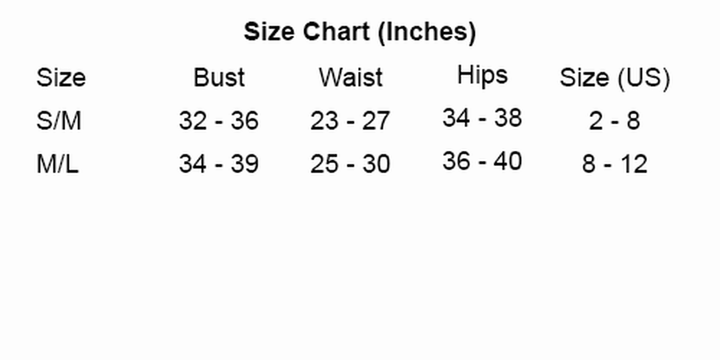 Roma costume size chart by Julbie