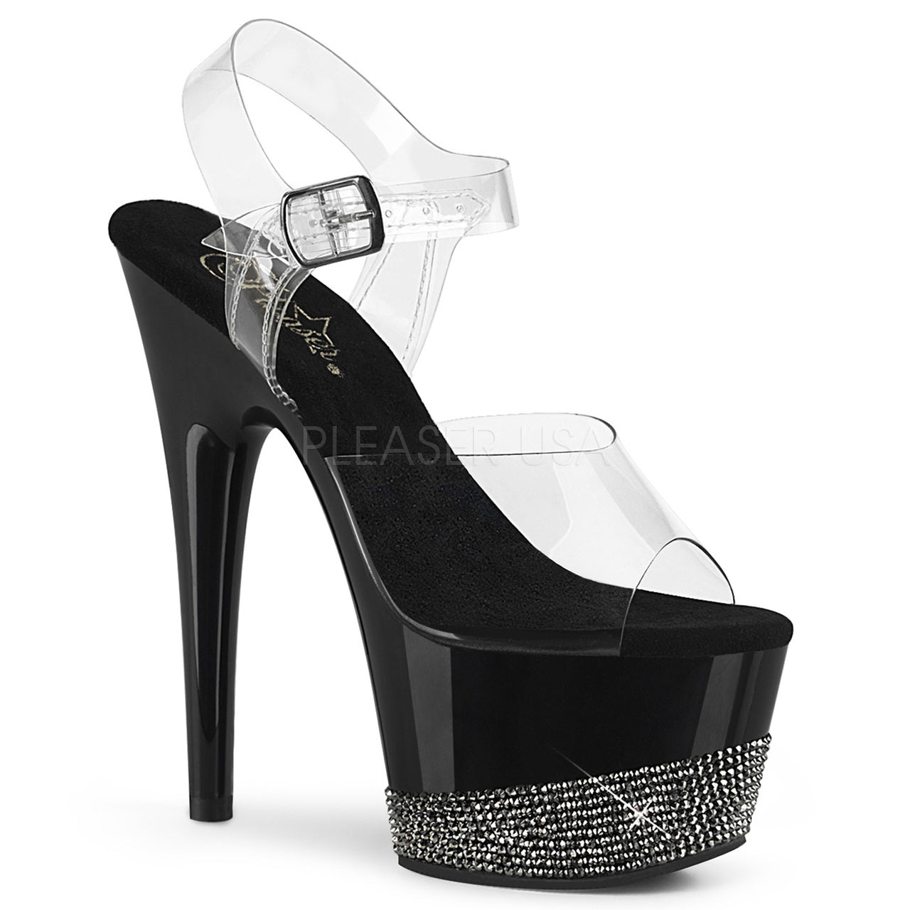 Rhinestone Studded Heels