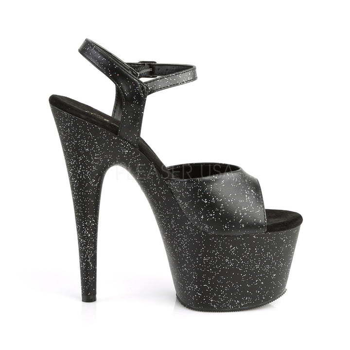Shop these women's black stripper heels featuring ankle strap faux leather, 7 inch heel, and 2.8" platform - Pleaser Shoes