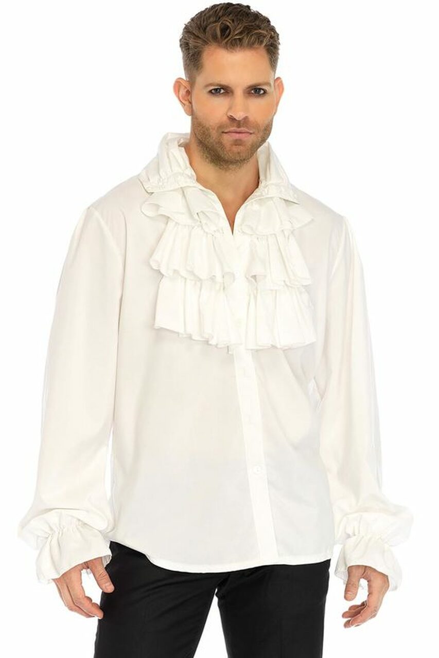 Ruffle Front Shirt, Pirate Shirt, Vampire Shirt – 3wishes.com