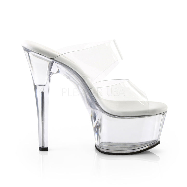 You'll love these women's clear exotic dancer high heels with, 6 inch heel, and 2.3" platform - Pleaser Shoes