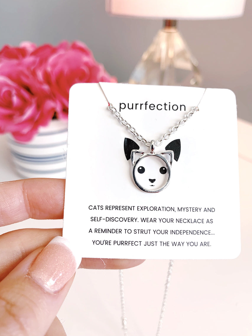 Purrrrrfection Kitten Necklace