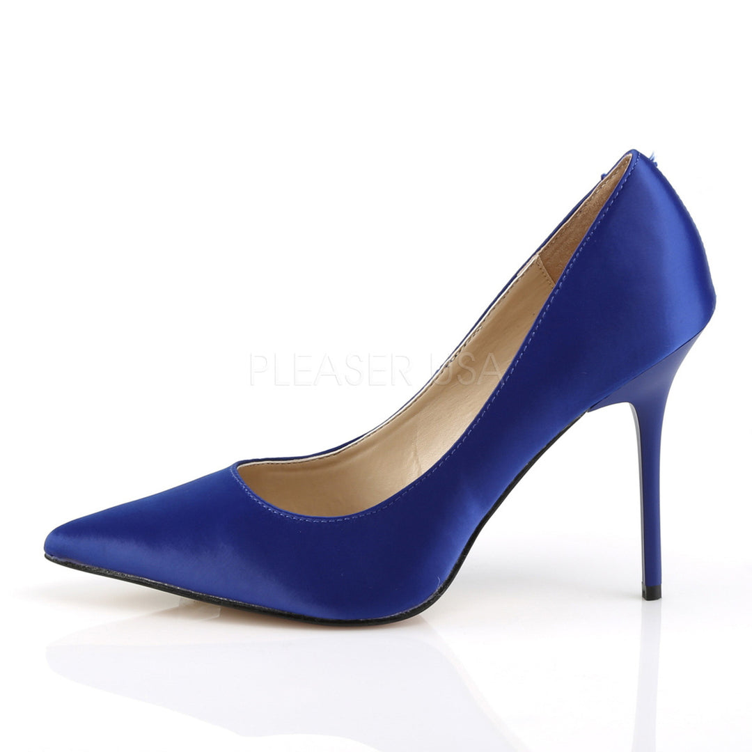 Pleaser Shoes, pointed-toe pump, Royal, 4" heel