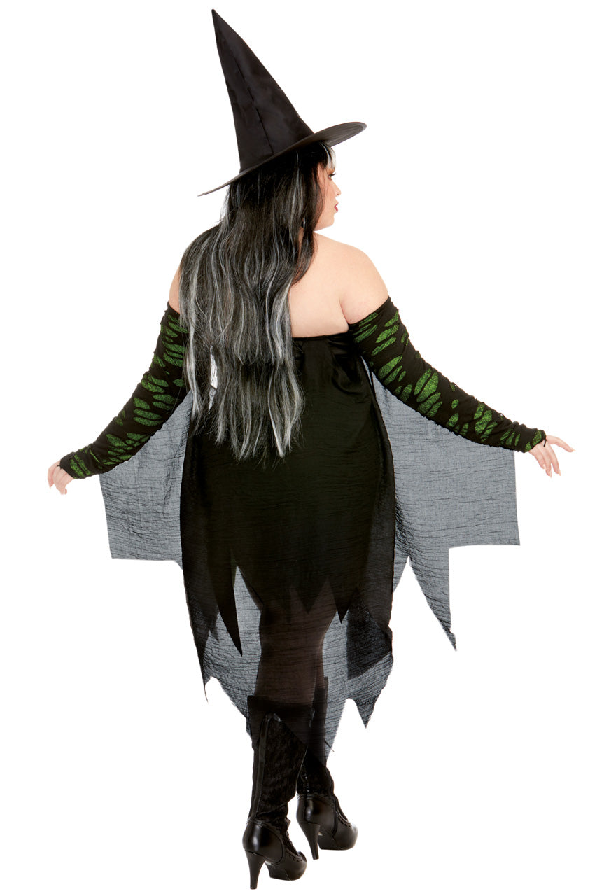Plus Size Miss Enchantment Witch Costume