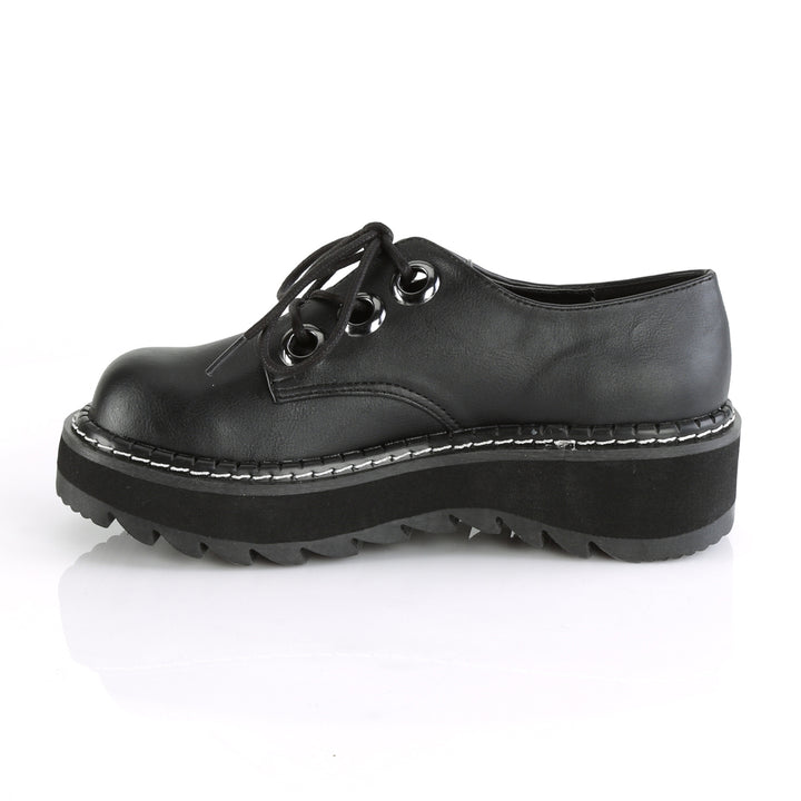 Pleaser Shoes - Black Vegan Leather 1.3" Platform Shoes