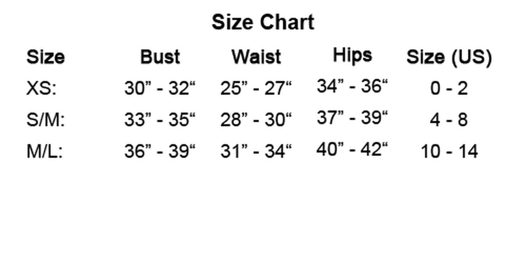 Music Legs Size Chart by Julbie