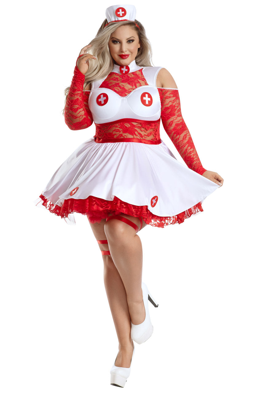 Plus Size Nurse Lacey Costume