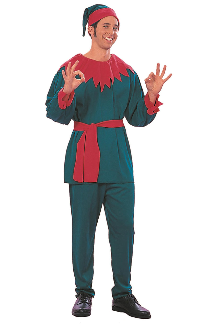Santa's Helper Costume, Green and Red Elf Costume – 3wishes.com