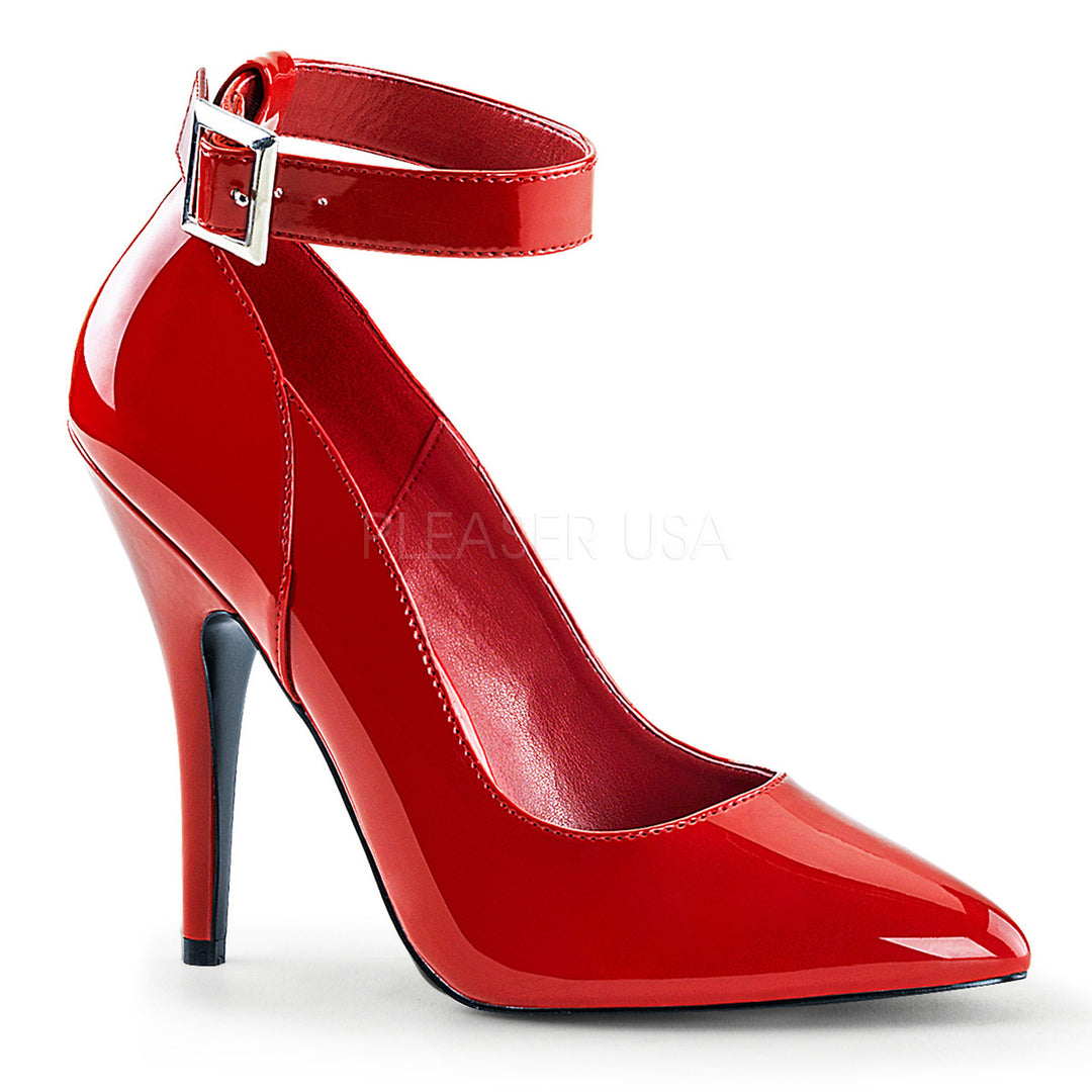 Women's sexy red 5" heel shoes