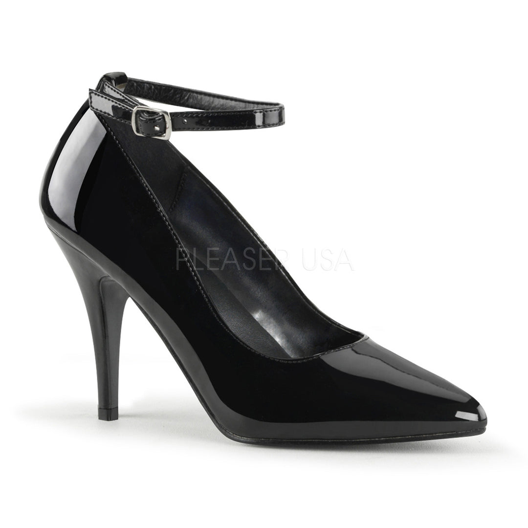 Women's Black 4" high heel shoes - Pleaser USA