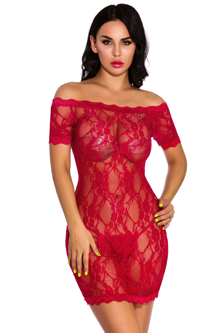 Lace Off The Shoulder Chemise